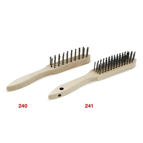 240-241 Steel hand brush 3 and 4 rows