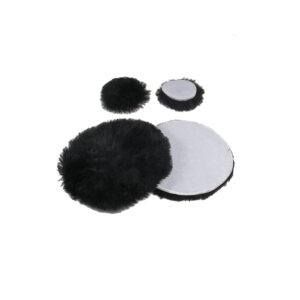 104N cuffia in lana colore nero