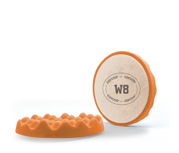 106F1 Tampone W8 Arancio bugnato a velour ridotto