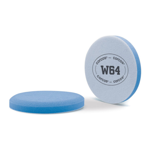 107A3 Tampone W64 Azzurro smussato basso