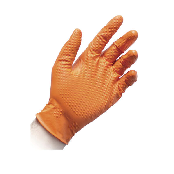 51 A Guanto in nitrile Full-Grip Arancio